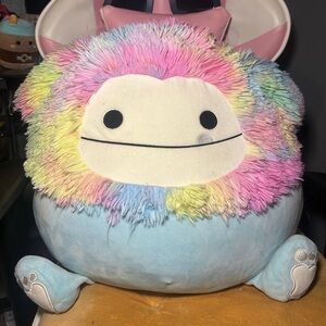 Squishmallow Zozo Rainbow Bigfoot Yeti 20” (NO TAG)